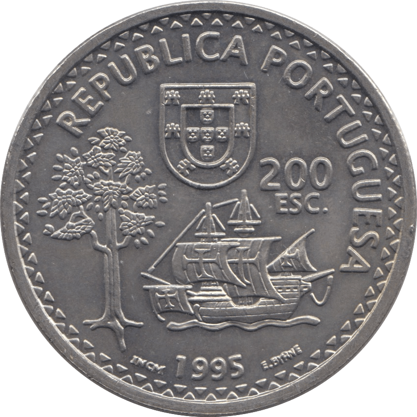 1995 200 ESCUDOS PORTUGAL - WORLD COINS - Cambridgeshire Coins