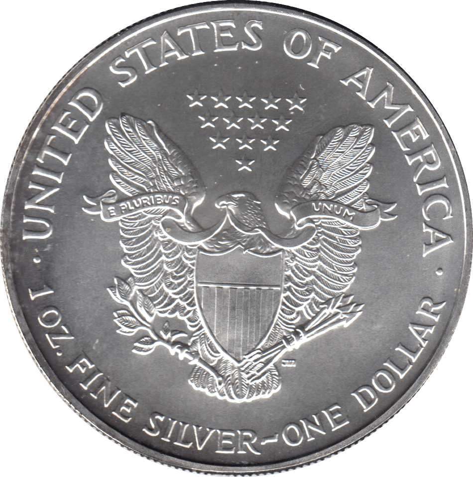 1995 AMERICAN EAGLE SILVER DOLLAR USA - SILVER WORLD COINS - Cambridgeshire Coins