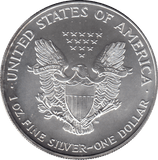 1995 AMERICAN EAGLE SILVER DOLLAR USA - SILVER WORLD COINS - Cambridgeshire Coins
