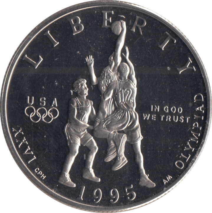1995 ATLANTA OLYMPIAD HALF DOLLAR USA - WORLD COINS - Cambridgeshire Coins