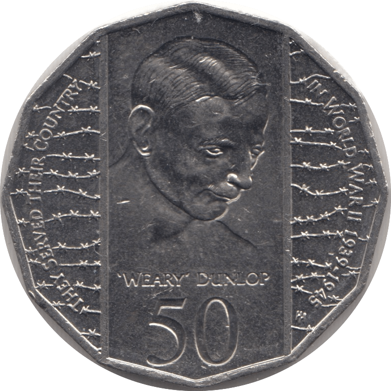 1995 AUSTRALIA 50 CENTS - WORLD COINS - Cambridgeshire Coins