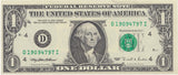 1995 DOLLAR BANKNOTE USA REF 997 - World Banknotes - Cambridgeshire Coins