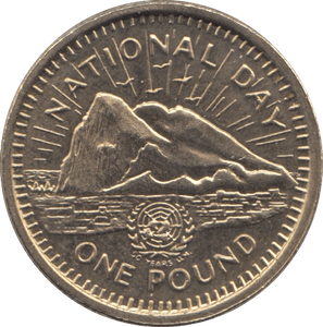 1995 GIBRALTAR ONE POUND - WORLD COINS - Cambridgeshire Coins