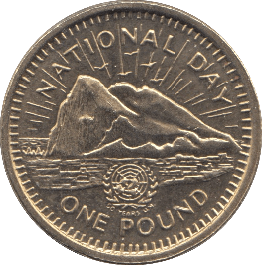 1995 GIBRALTAR ONE POUND - WORLD COINS - Cambridgeshire Coins