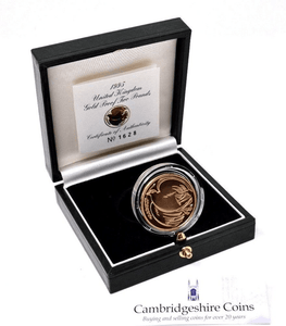 1995 Gold Proof £2 Bank Of England Coin Box COA Bullion Double Sovereign 1628 - Gold Proof £2 - Cambridgeshire Coins