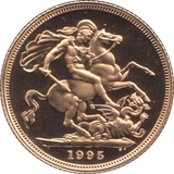 1995 GOLD SOVEREIGN ( PROOF ) - Sovereign - Cambridgeshire Coins