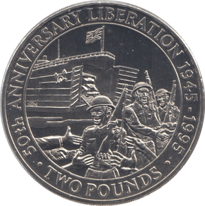 1995 GUERNSEY LIBERATION ANNIVERSARY TWO POUNDS - WORLD COINS - Cambridgeshire Coins