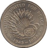 1995 NATIONS UNITED FOR PEACE - £2 CIRCULATED - Cambridgeshire Coins