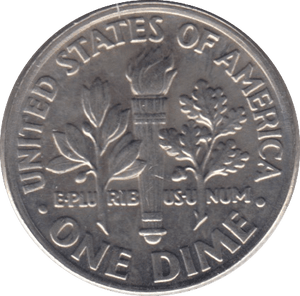 1995 ONE DIME USA PHILADELPHIA MINT - SILVER WORLD COINS - Cambridgeshire Coins