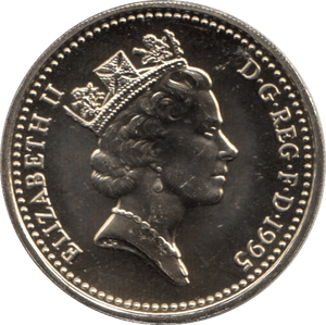 1995 ONE POUND £1 WELSH DRAGON BRILLIANT UNCIRCULATED BU - £1 BU - Cambridgeshire Coins