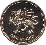 1995 ONE POUND £1 WELSH DRAGON BRILLIANT UNCIRCULATED BU - £1 BU - Cambridgeshire Coins