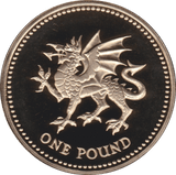 1995 ONE POUND PROOF £1 WELSH DRAGON - £1 Proof - Cambridgeshire Coins