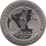 1995 PROOF HALF DOLLAR USA - WORLD COINS - Cambridgeshire Coins