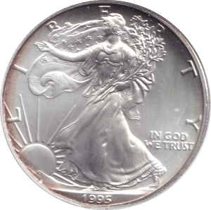 1995 SILVER LIBERTY DOLLAR USA - Cambridgeshire Coins