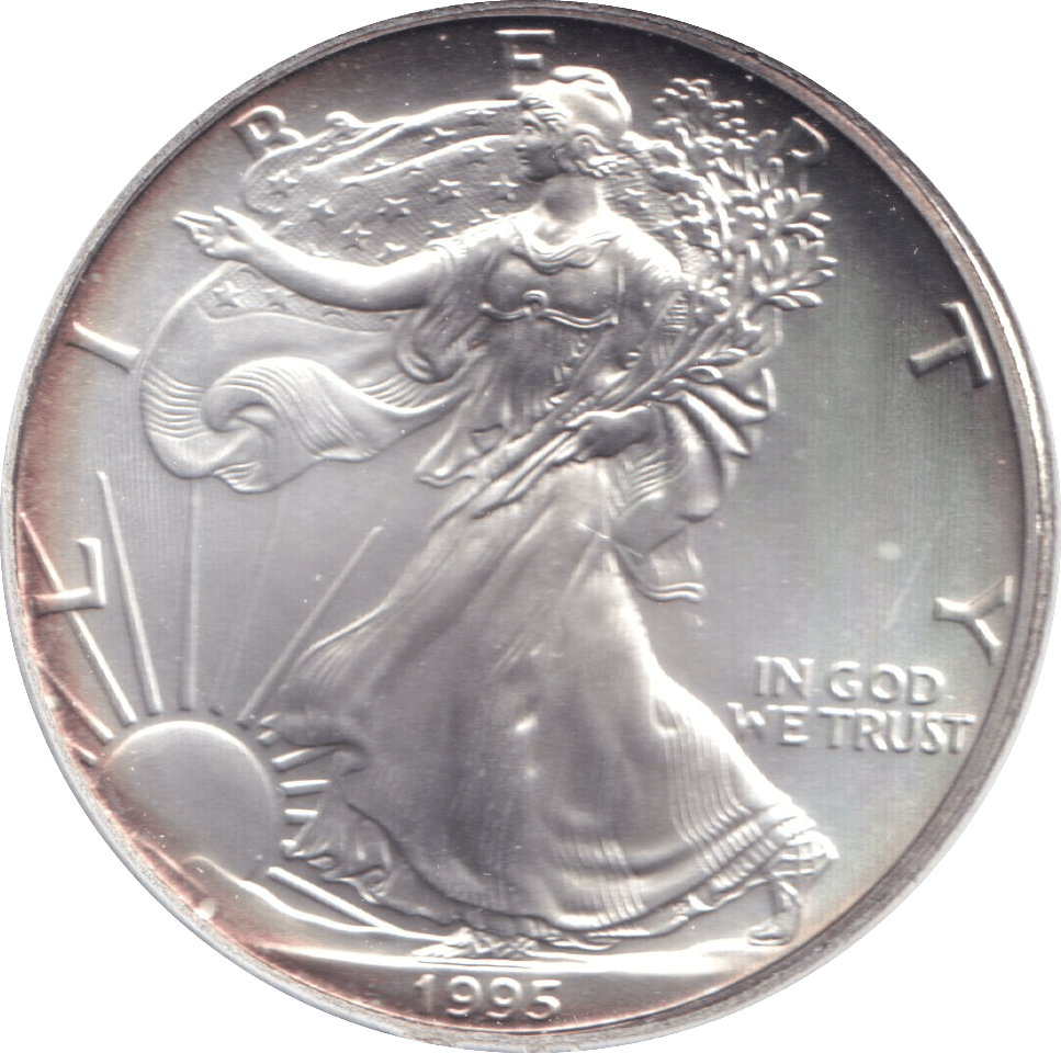 1995 SILVER LIBERTY DOLLAR USA - Cambridgeshire Coins