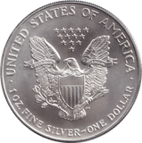 1995 SILVER LIBERTY DOLLAR USA - SILVER WORLD COINS - Cambridgeshire Coins