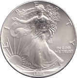 1995 SILVER LIBERTY DOLLAR USA - SILVER WORLD COINS - Cambridgeshire Coins