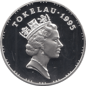 1995 SILVER PROOF 5 LIMA TALA TOKELAU 925 SILVER (COA)REF C11 - SILVER PROOF COMMEMORATIVE - Cambridgeshire Coins