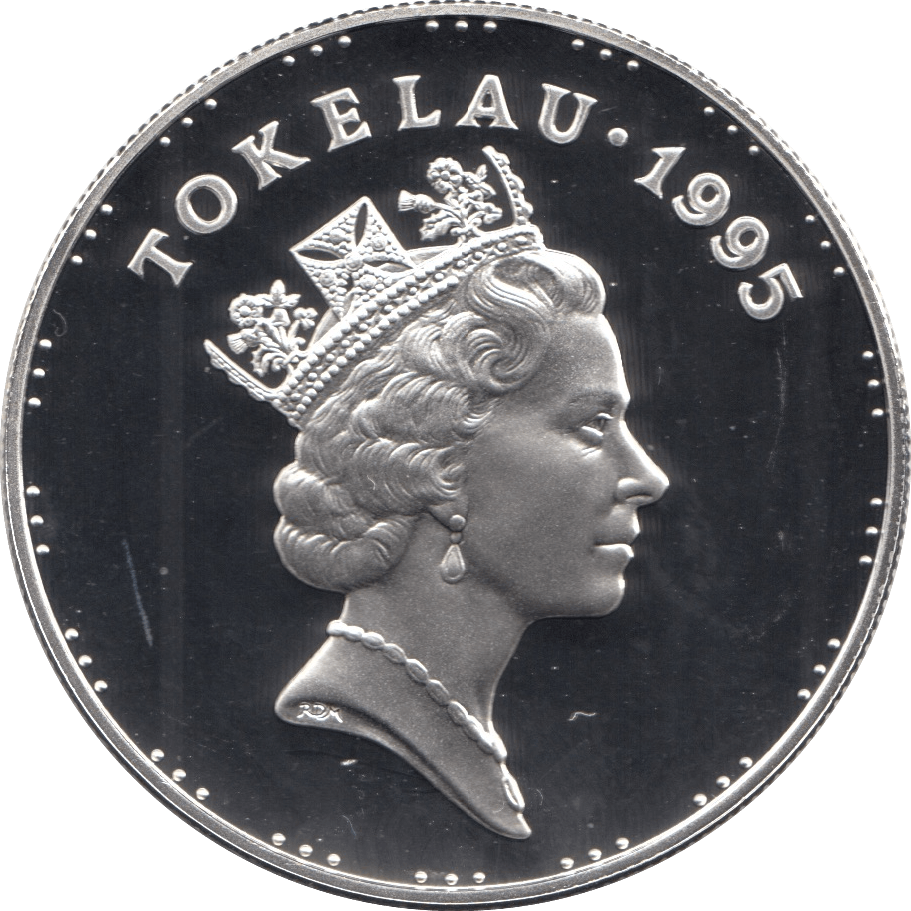 1995 SILVER PROOF 5 LIMA TALA TOKELAU 925 SILVER (COA)REF C11 - SILVER PROOF COMMEMORATIVE - Cambridgeshire Coins