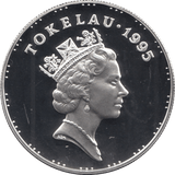 1995 SILVER PROOF 5 LIMA TALA TOKELAU 925 SILVER (COA)REF C11 - SILVER PROOF COMMEMORATIVE - Cambridgeshire Coins