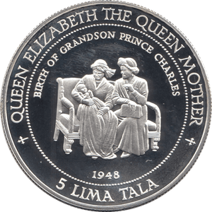 1995 SILVER PROOF 5 LIMA TALA TOKELAU 925 SILVER (COA)REF C11 - SILVER PROOF COMMEMORATIVE - Cambridgeshire Coins