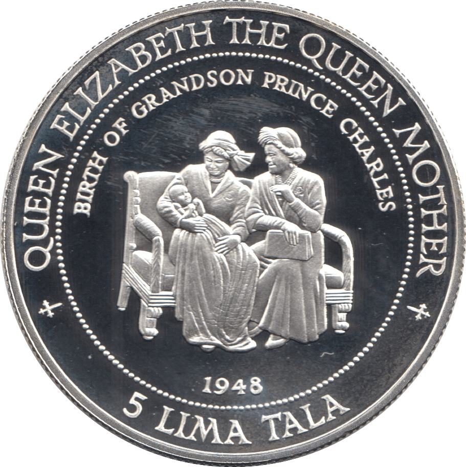 1995 SILVER PROOF 5 LIMA TALA TOKELAU 925 SILVER (COA)REF C11 - SILVER PROOF COMMEMORATIVE - Cambridgeshire Coins