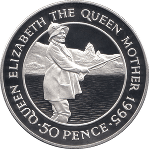 1995 SILVER PROOF 50 PENCE ASCENSION ISLANDS 925 SILVER (COA) REF 20 - SILVER PROOF COMMEMORATIVE - Cambridgeshire Coins