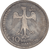 1995 SILVER TEN MARK GERMANY - SILVER WORLD COINS - Cambridgeshire Coins