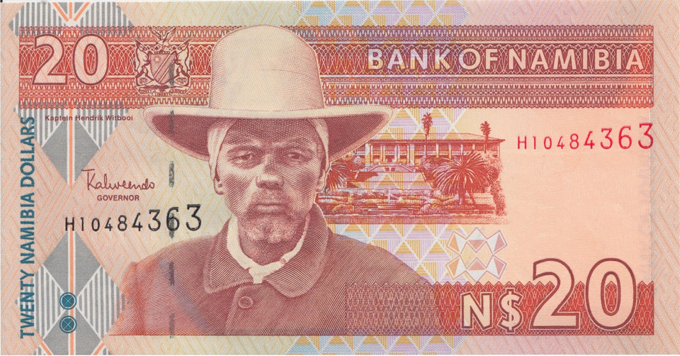 1996-1999 20 DOLLARS BANKNOTE NAMIBIA REF 915 - World Banknotes - Cambridgeshire Coins