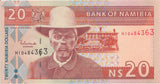 1996-1999 20 DOLLARS BANKNOTE NAMIBIA REF 915 - World Banknotes - Cambridgeshire Coins