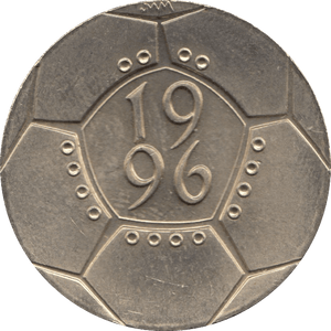 1996 £2 CIRCULATED EUROPEAN FOOTBALL - £2 CIRCULATED - Cambridgeshire Coins