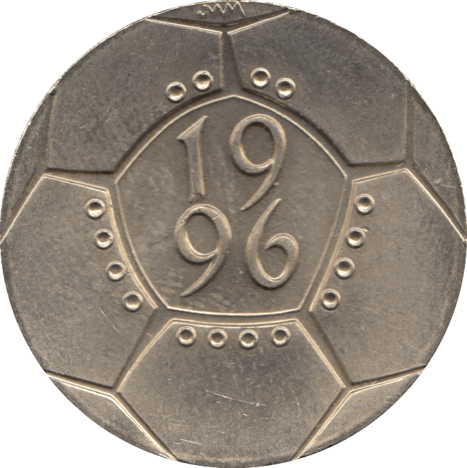 1996 £2 CIRCULATED EUROPEAN FOOTBALL - £2 CIRCULATED - Cambridgeshire Coins