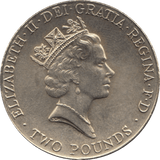 1996 £2 CIRCULATED EUROPEAN FOOTBALL - £2 CIRCULATED - Cambridgeshire Coins