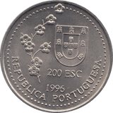 1996 200 ESCUDOS PORTUGAL - WORLD COINS - Cambridgeshire Coins