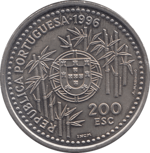 1996 200 ESCUDOS PORTUGAL - WORLD COINS - Cambridgeshire Coins