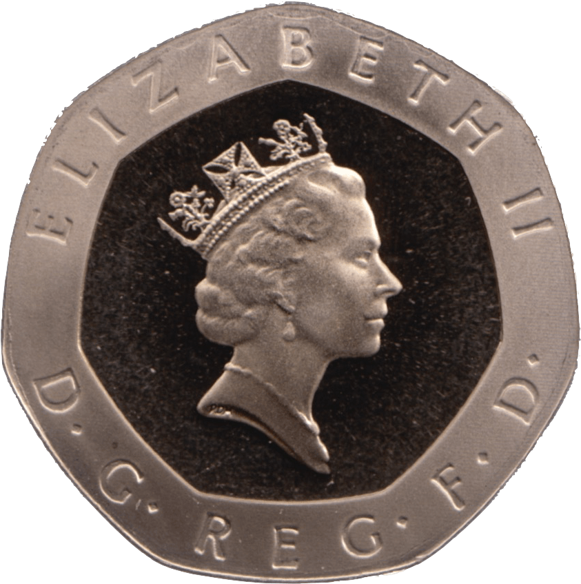 1996 20P TWENTY PENCE PROOF COIN TUDOR ROSE - 20p Proof - Cambridgeshire Coins