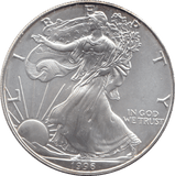 1996 AMERICAN EAGLE SILVER DOLLAR USA - SILVER WORLD COINS - Cambridgeshire Coins