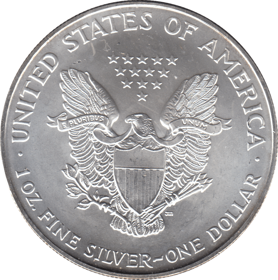1996 AMERICAN EAGLE SILVER DOLLAR USA - SILVER WORLD COINS - Cambridgeshire Coins