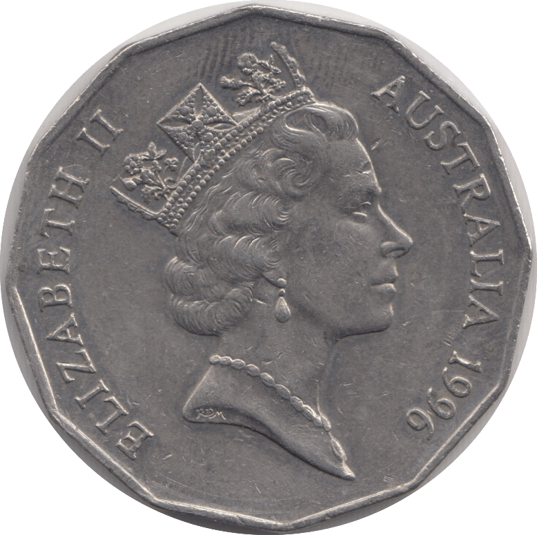 1996 AUSTRALIA 50 CENTS - WORLD COINS - Cambridgeshire Coins