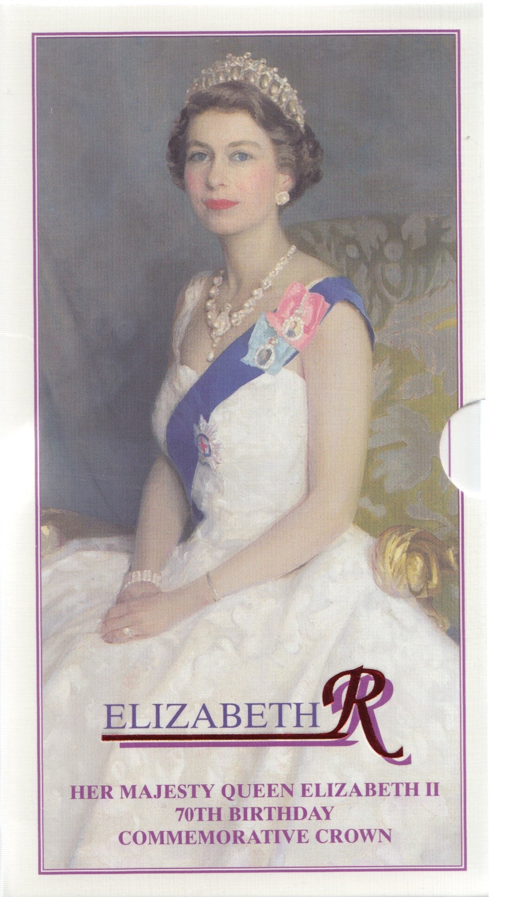 1996 Brilliant Uncirculated £5 Coin Presentation Pack Elizabeths 70th Birthday - £5 BU PACK - Cambridgeshire Coins