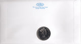 1996 CAT 1 CROWN COIN COVER SIGNED BY JOANNA LUMLEY REF CC19 - coin covers - Cambridgeshire Coins
