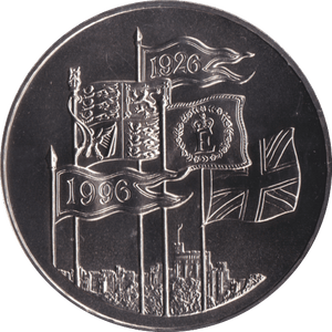 1996 CIRCULATED £5 VIVAT REGINA ELIZABETH COIN - £5 CIRCULATED - Cambridgeshire Coins