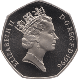 1996 FIFTY PENCE PROOF 50P COIN BRITANNIA - 50p Proof - Cambridgeshire Coins