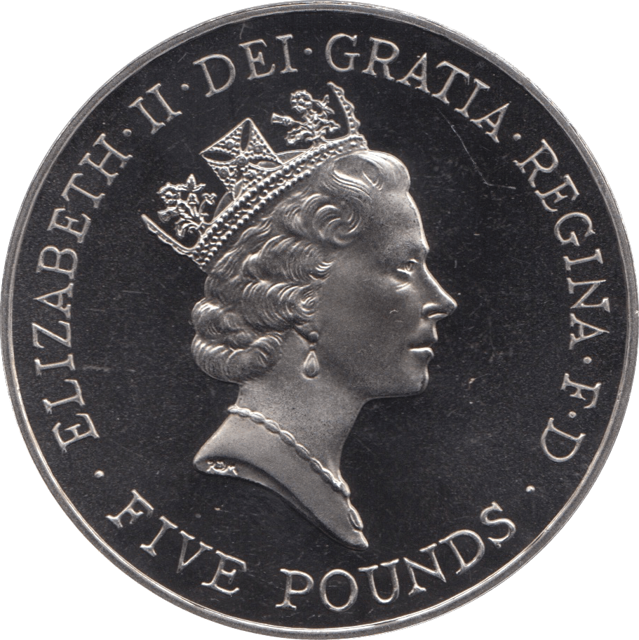 1996 FIVE POUND £5 PROOF COIN QUEENS 70TH BIRTHDAY - £5 Proof - Cambridgeshire Coins
