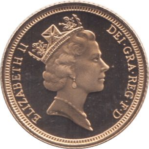 1996 GOLD HALF SOVEREIGN ( PROOF ). - Half Sovereign - Cambridgeshire Coins