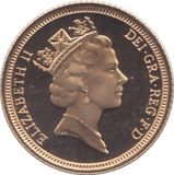 1996 GOLD HALF SOVEREIGN ( PROOF ). - Half Sovereign - Cambridgeshire Coins