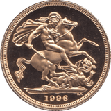 1996 GOLD SOVEREIGN ( PROOF ) - Sovereign - Cambridgeshire Coins