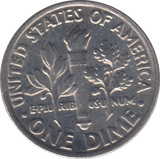 1996 ONE DIME USA PHILADELPHIA MINT - SILVER WORLD COINS - Cambridgeshire Coins