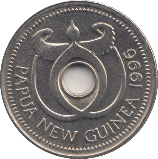 1996 ONE KINA PAPUA NEW GUINEA 1 - WORLD COINS - Cambridgeshire Coins