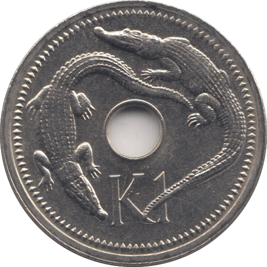 1996 ONE KINA PAPUA NEW GUINEA 1 - WORLD COINS - Cambridgeshire Coins